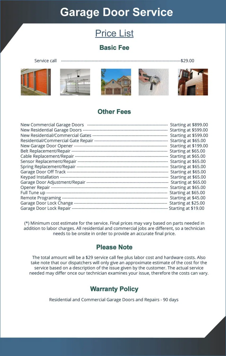 Golden Garage Door Service Paterson, NJ 973-442-0633